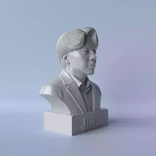 Jimin Tribute Stylized K-Pop Idol Bust