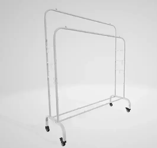 Coat Rack with Wheels