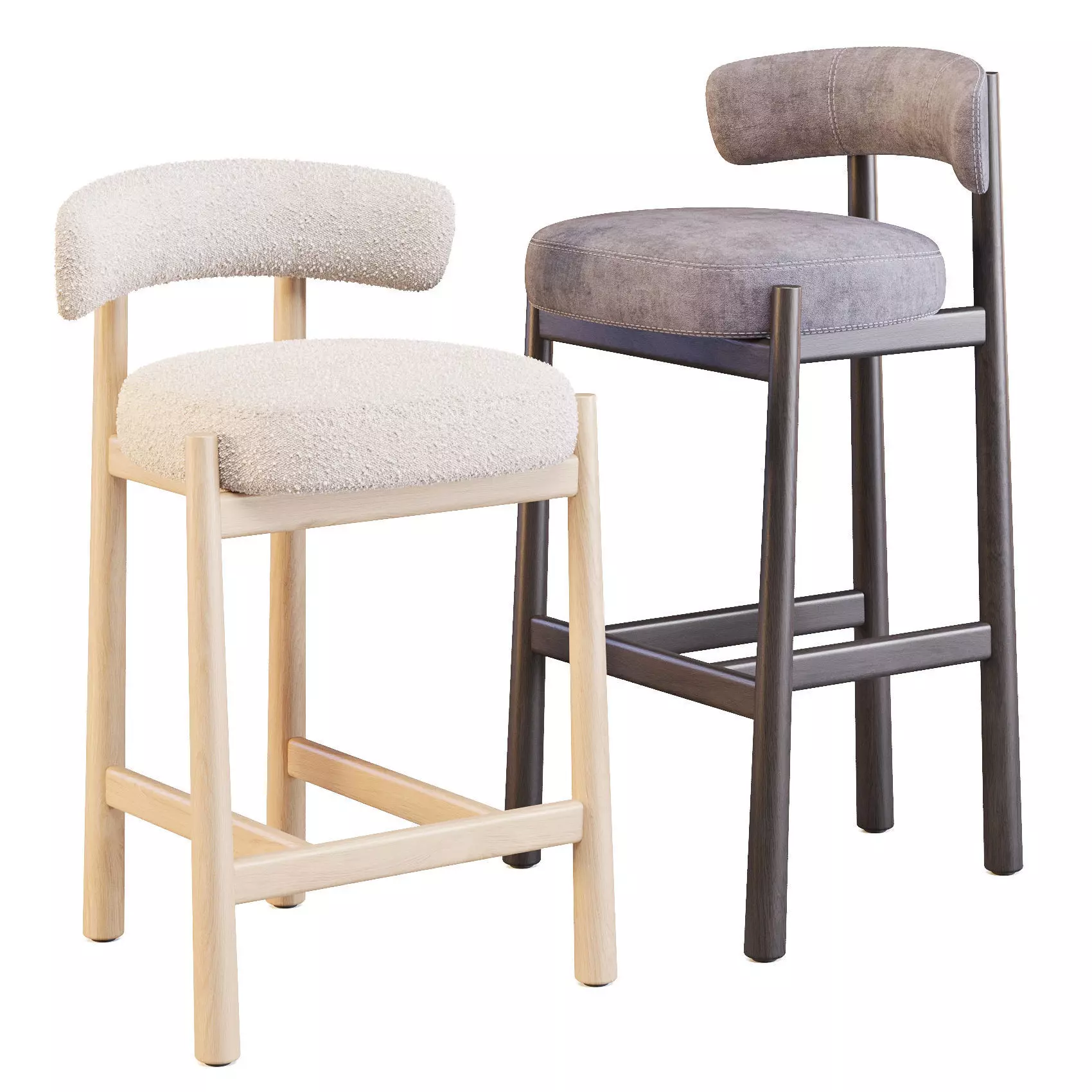 Coedition Dalya - Bar and Counter Stool 3D model_0