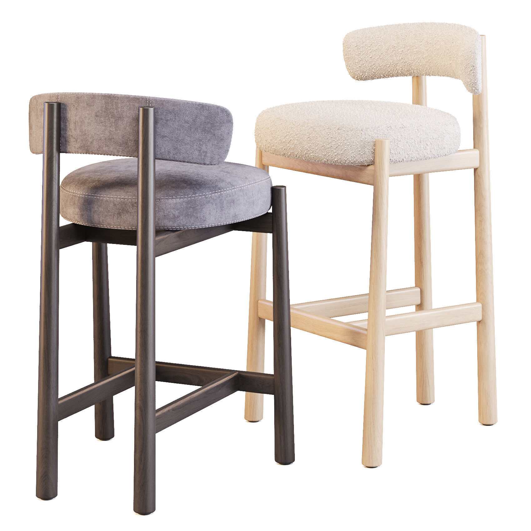 Coedition Dalya - Bar and Counter Stool 3D model_7