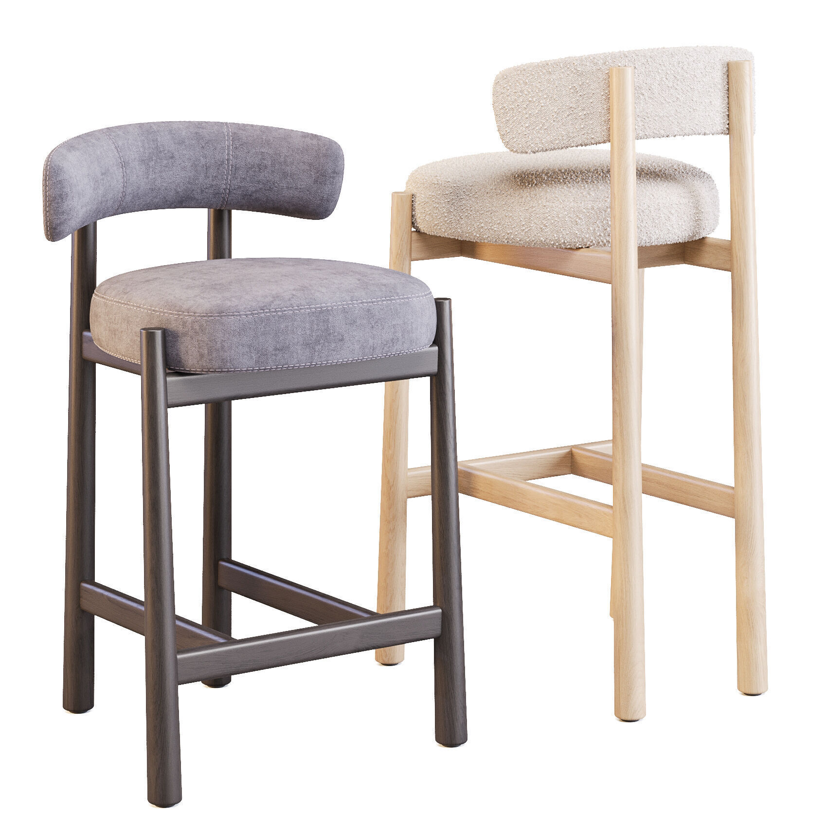 Coedition Dalya - Bar and Counter Stool 3D model_6