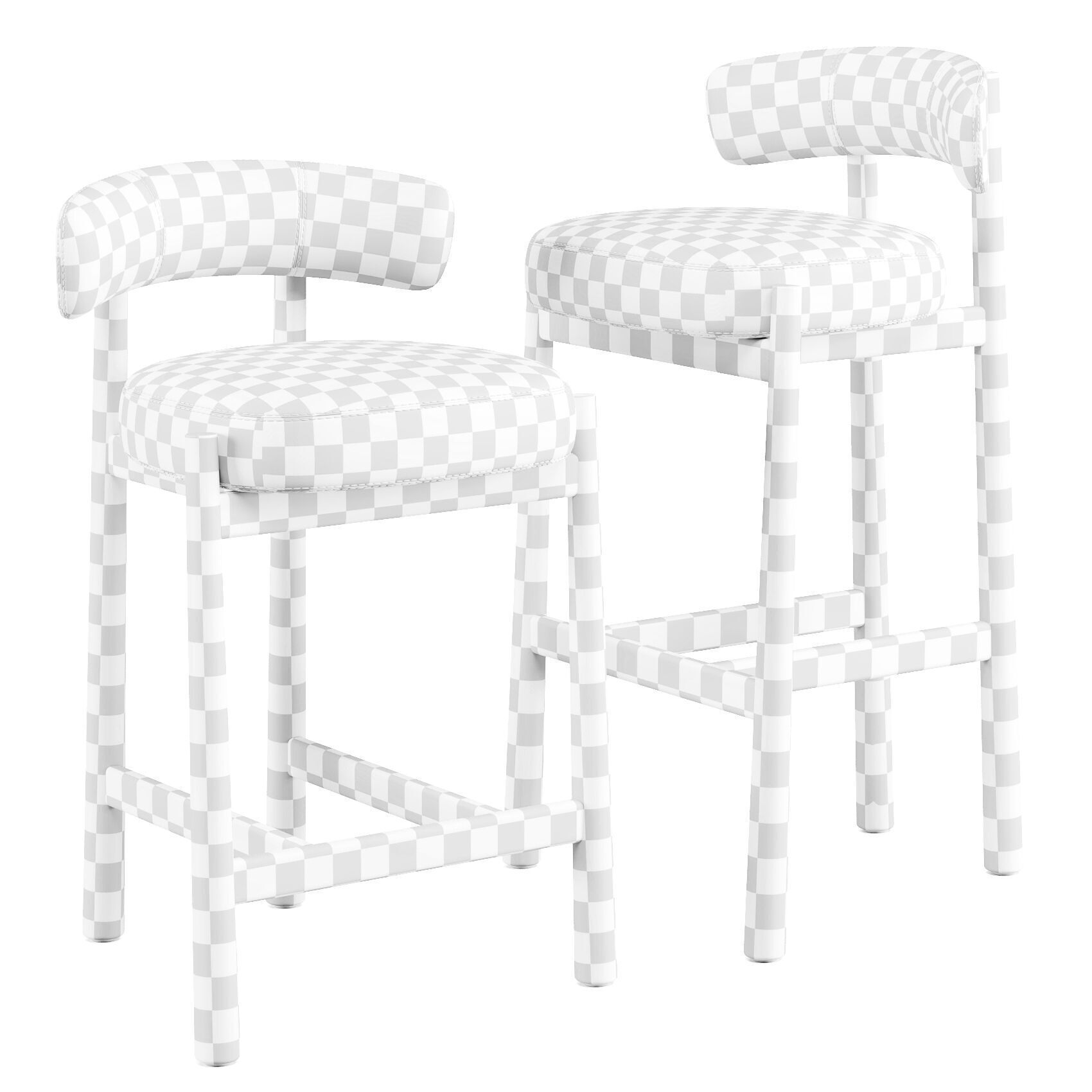 Coedition Dalya - Bar and Counter Stool 3D model_8