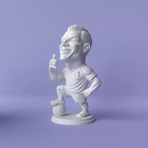 Cristiano Ronaldo Miniature 3D print model