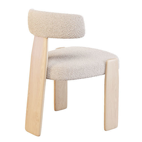Desk Set - Harold Table and Oru Chair 3D model 6