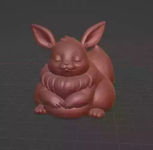 Chubby Eevee The Charming Pokemon