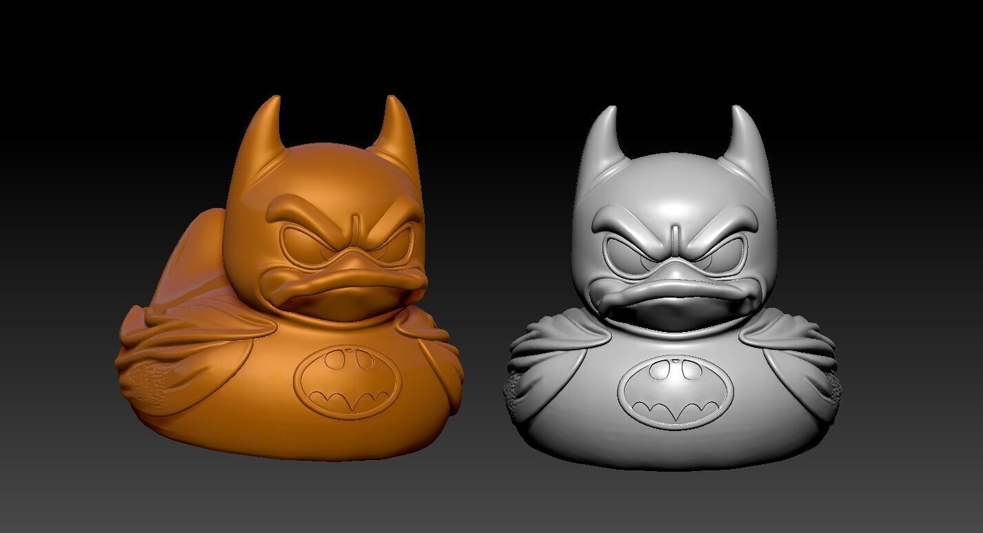 Rubber Duck - Batman DC comics- 3d print 3D print model_1