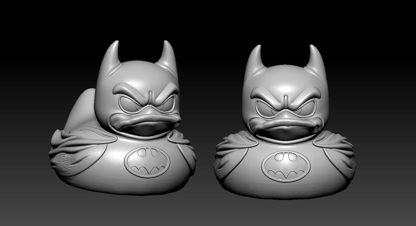 Rubber Duck - Batman DC comics- 3d print 3D print model_3