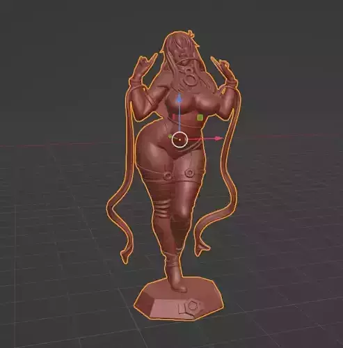 Sensual Woman Artistic and Elegant Sculpture