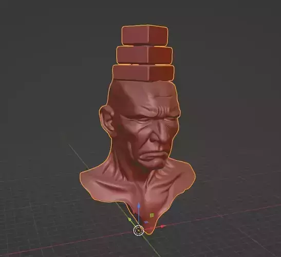 Burdened Mind Conceptual Wall Sculpture