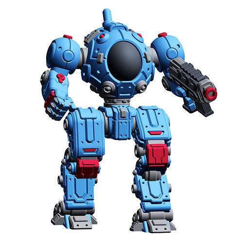 Mech Forge Astro Tabletop Wargame Miniature 3D print model