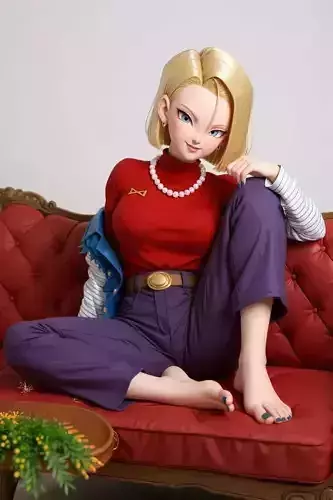 Android 18 en Estilo Casual DBZ