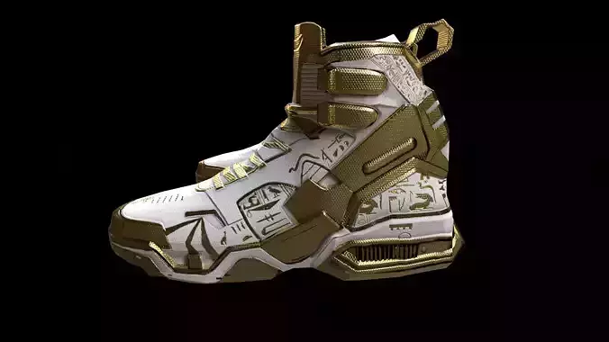 Ancient Egypt Shoes PBR Low-poly 3D model