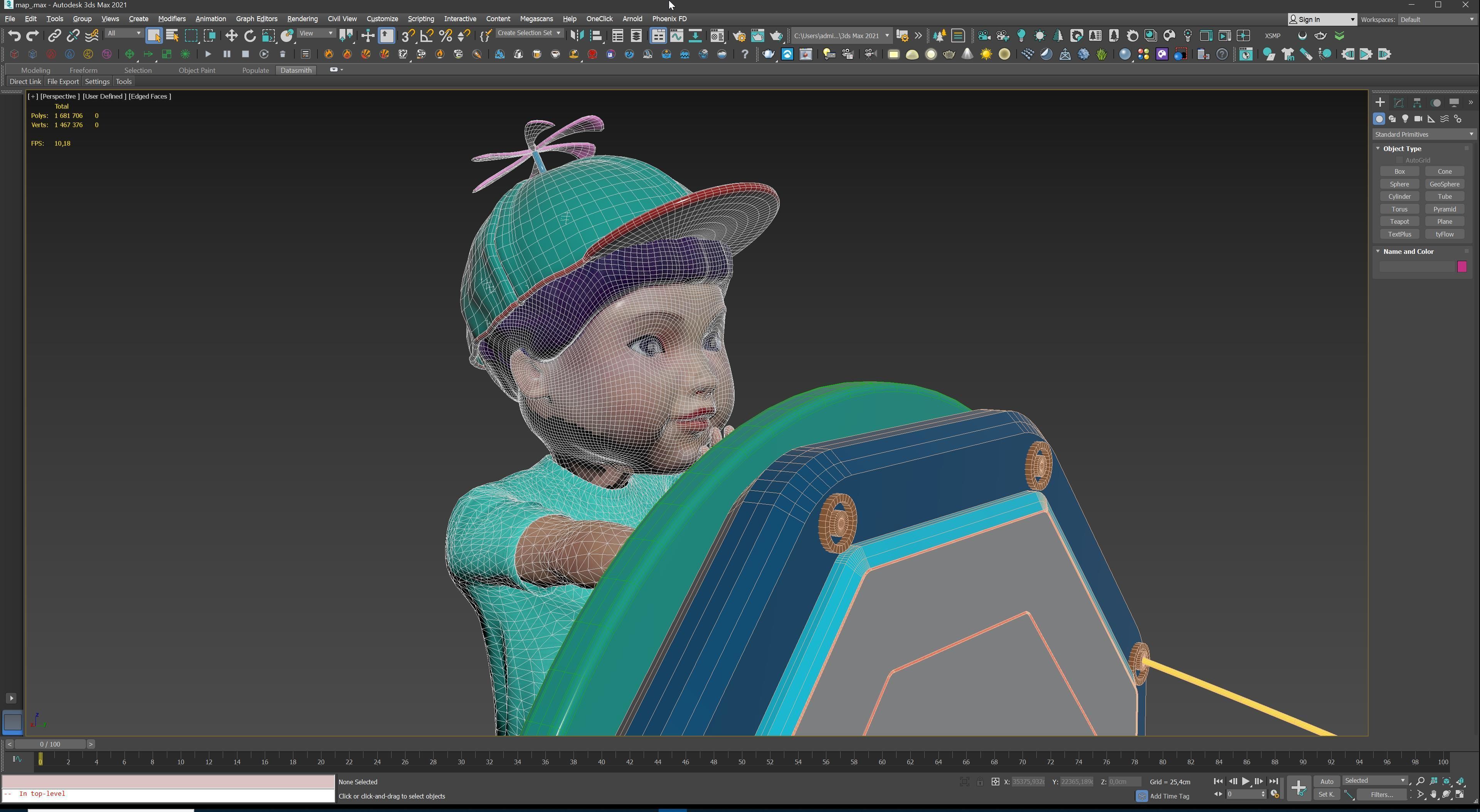 Stylized Platformer with Laser Bridge - Squid Game Inspired Low-poly 3D model_32