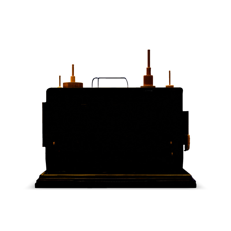 Vintage SciFi Radio Receiver 3D Model Low-poly 3D model_6