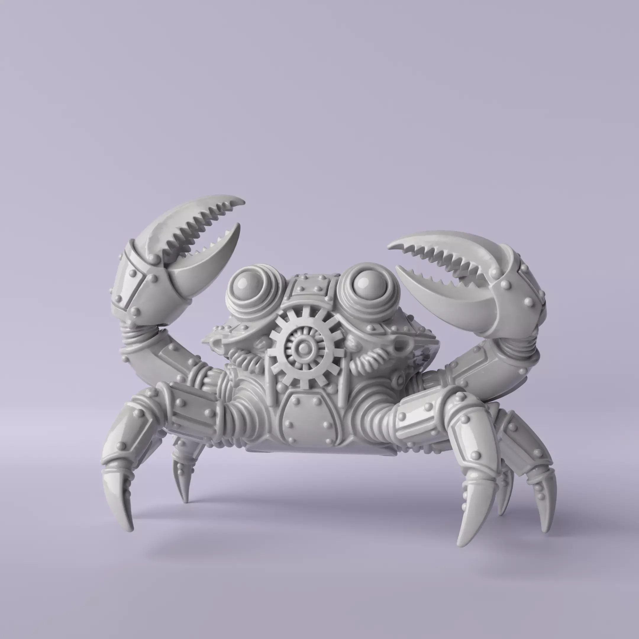 Steamcrab Steampunk Crab Sculpture 3D print model