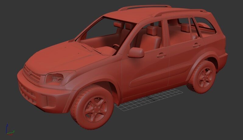 Toyota RAV4 Mk2 CA20 5door 2000 3D print model_1