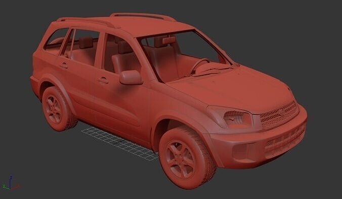 Toyota RAV4 Mk2 CA20 5door 2000 3D print model
