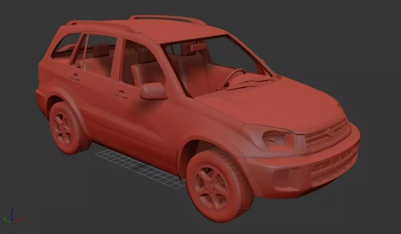 Toyota RAV4 Mk2 CA20 5door 2000 3D print model_0