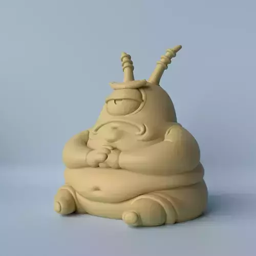 Chubby Plankton Funny Decorative Sculpture