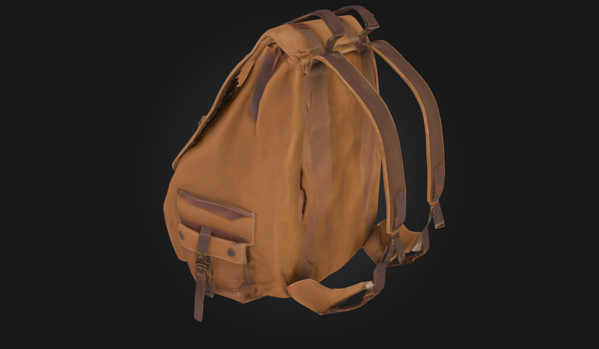Rugged Adventure Backpack  Survival Gear Model for Exploration 3D model_3