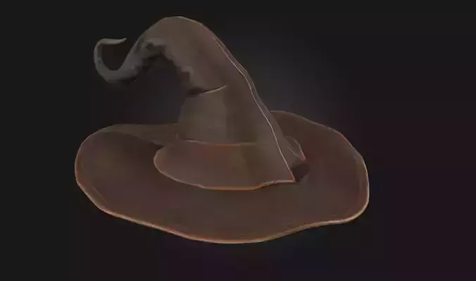 Enchanted Hat  Magical Headwear Model for Fantasy