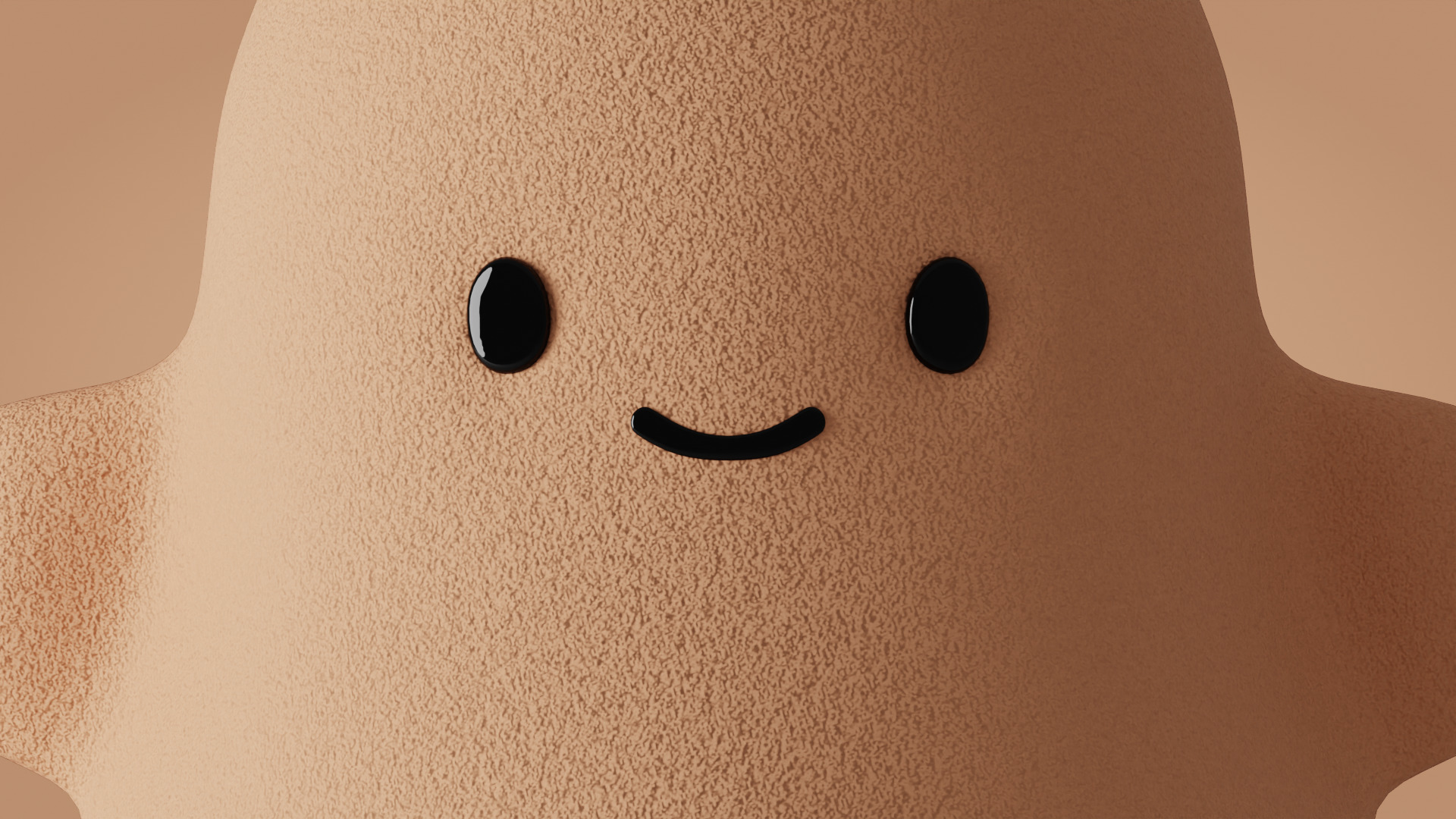 Sponge Character 3D Model Low-poly 3D model_3