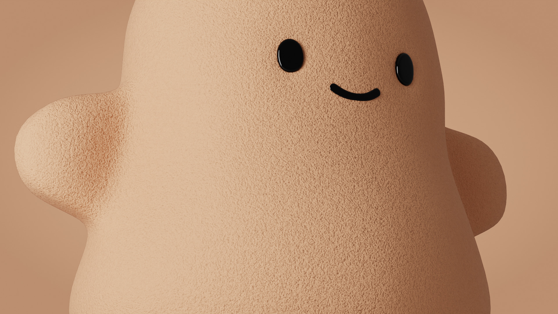 Sponge Character 3D Model Low-poly 3D model_5