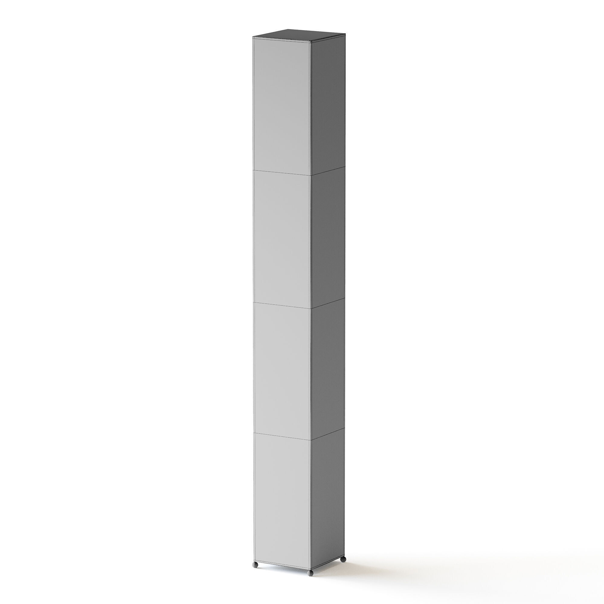 Japanese Floor Lamp 3D model_13