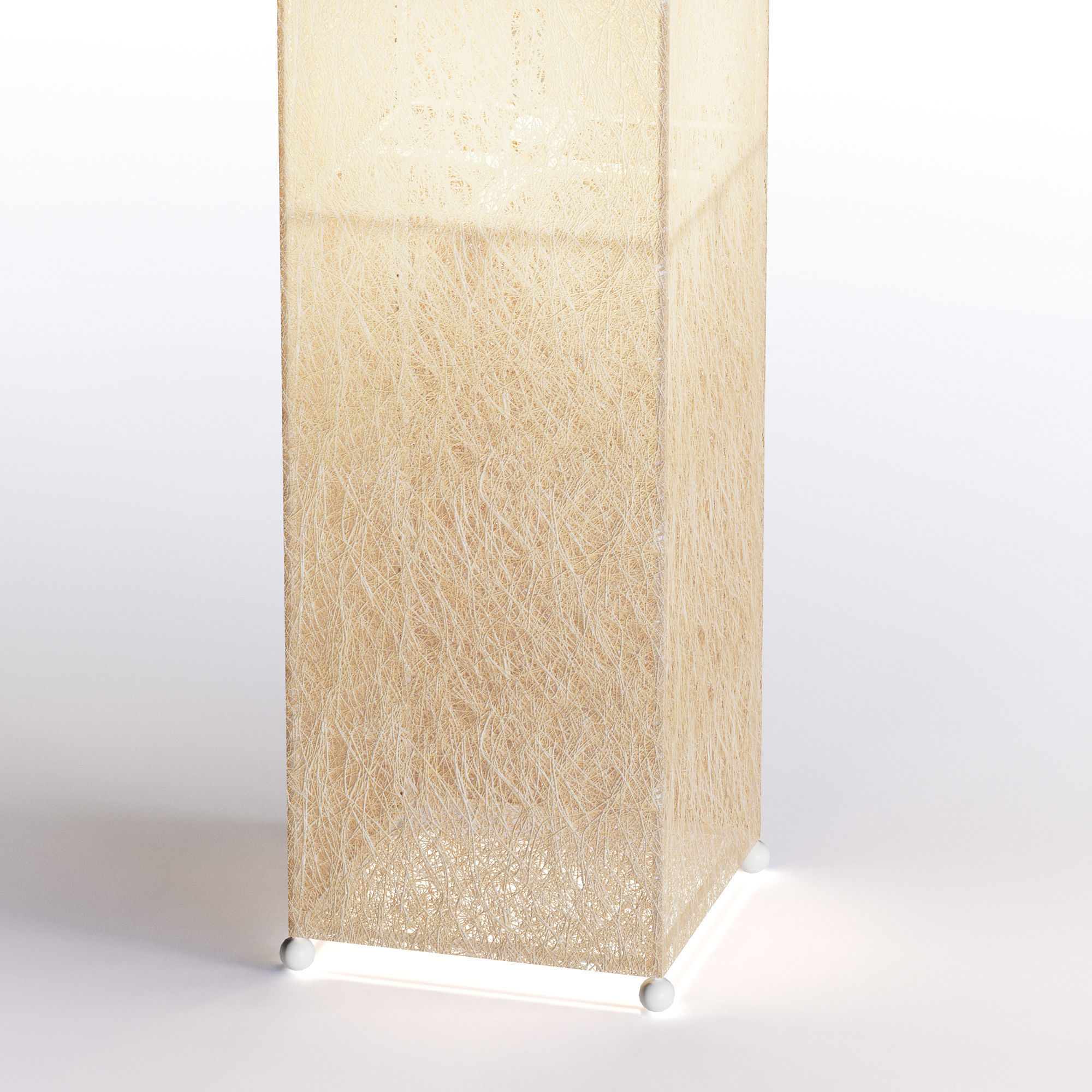 Japanese Floor Lamp 3D model_10