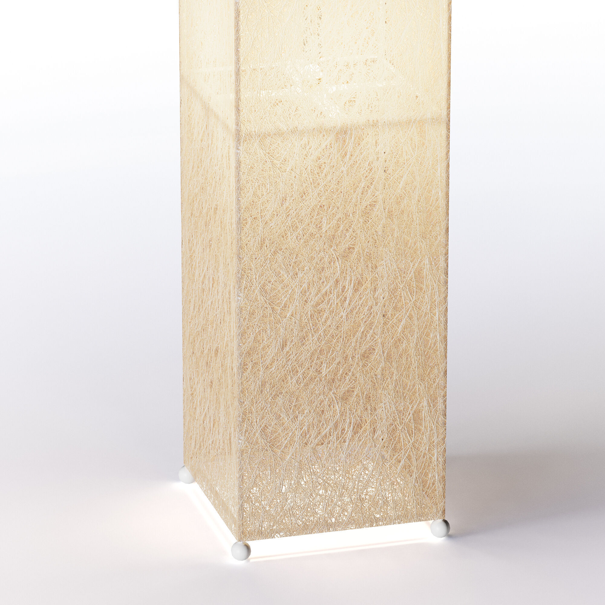 Japanese Floor Lamp 3D model_2