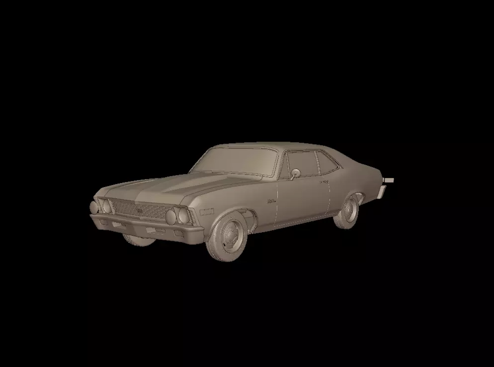 CHEVROLET NOVA SS 396 1969 3D PRINT MODEL 3D print model_0