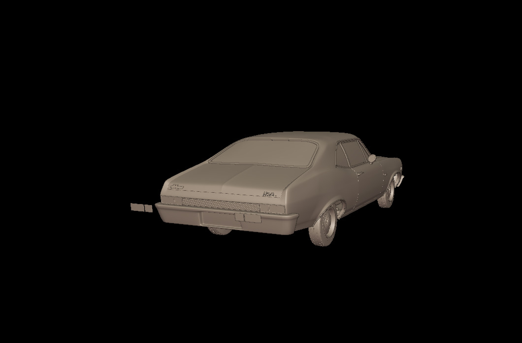 CHEVROLET NOVA SS 396 1969 3D PRINT MODEL 3D print model_2