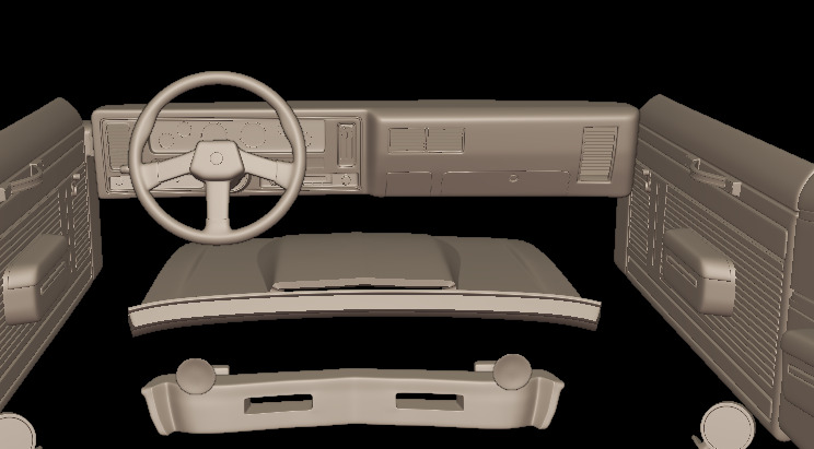 CHEVROLET NOVA SS 396 1969 3D PRINT MODEL 3D print model_14