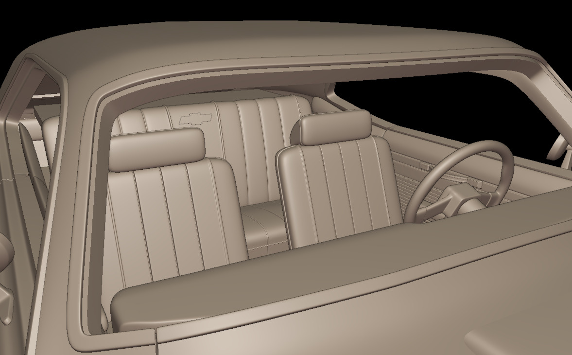 CHEVROLET NOVA SS 396 1969 3D PRINT MODEL 3D print model_8