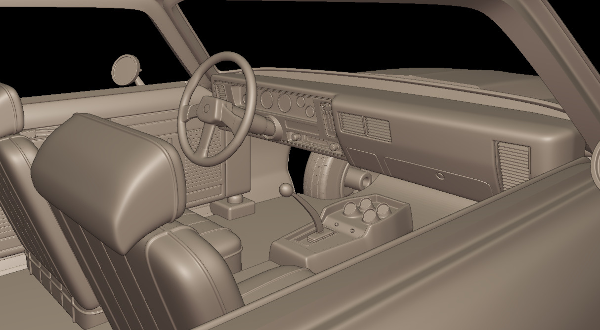 CHEVROLET NOVA SS 396 1969 3D PRINT MODEL 3D print model_7