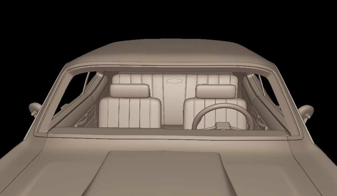 CHEVROLET NOVA SS 396 1969 3D PRINT MODEL 3D print model_5