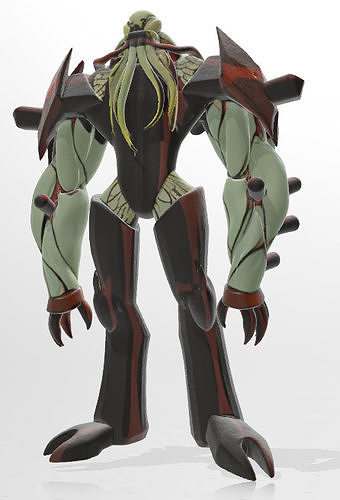 Vilgax Alien-Anime Ben10 3D print model