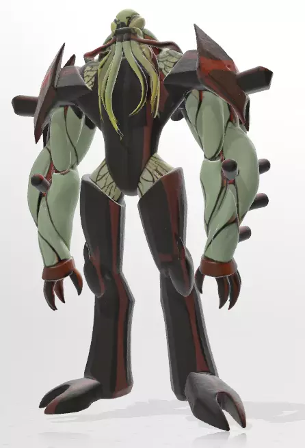 Vilgax Alien-Anime Ben10 3D print model_0