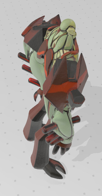 Vilgax Alien-Anime Ben10 3D print model_7