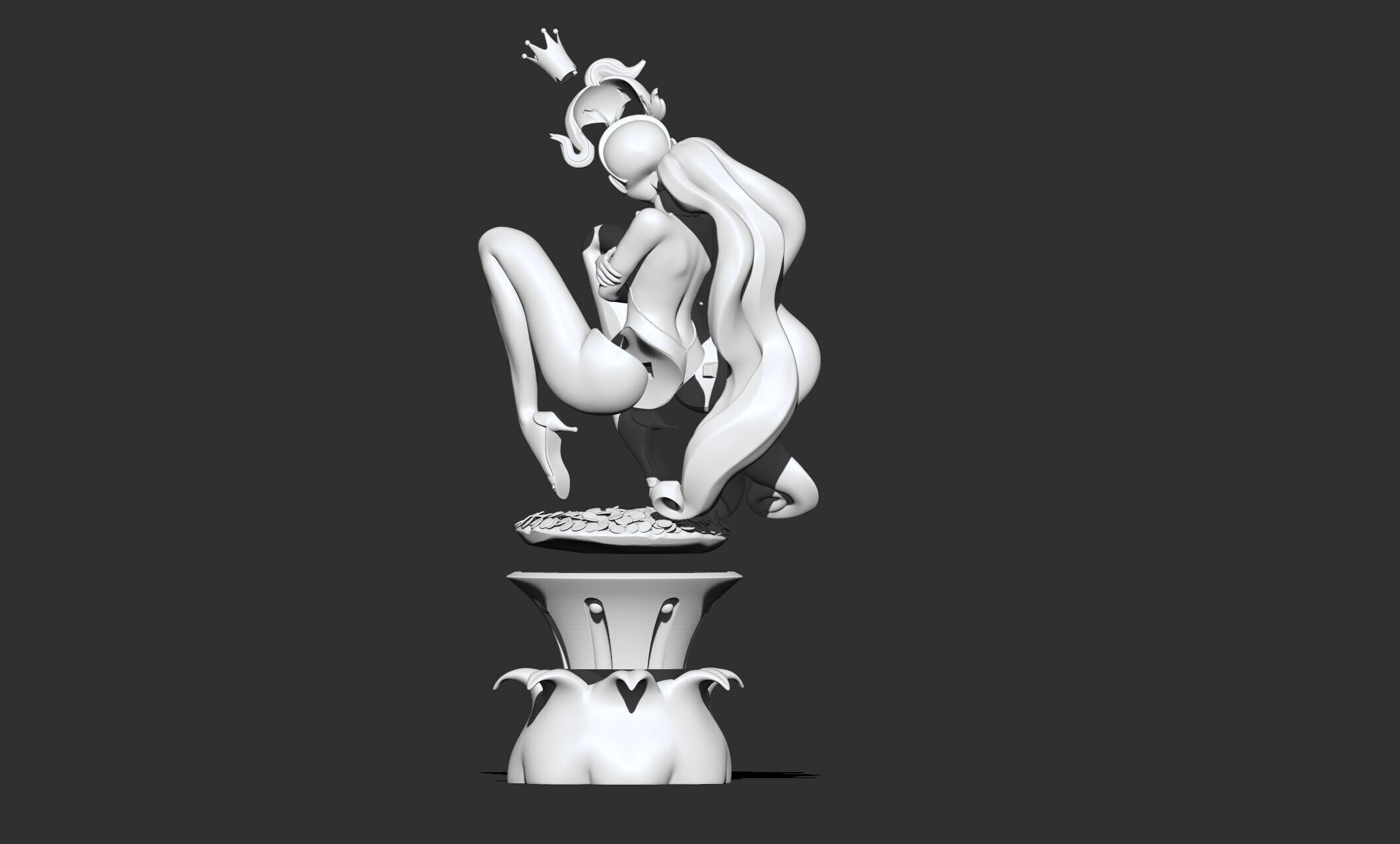 Princess Daphne Dragons Lair 3D print model_11
