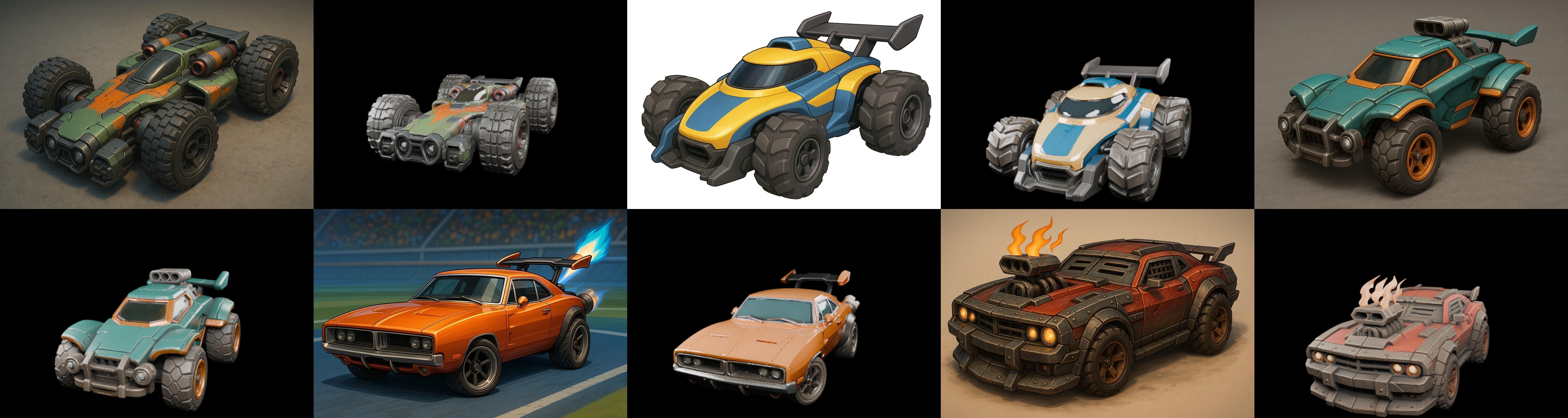 Gt one Car bundle 8 pack 100 glb 3D model_14