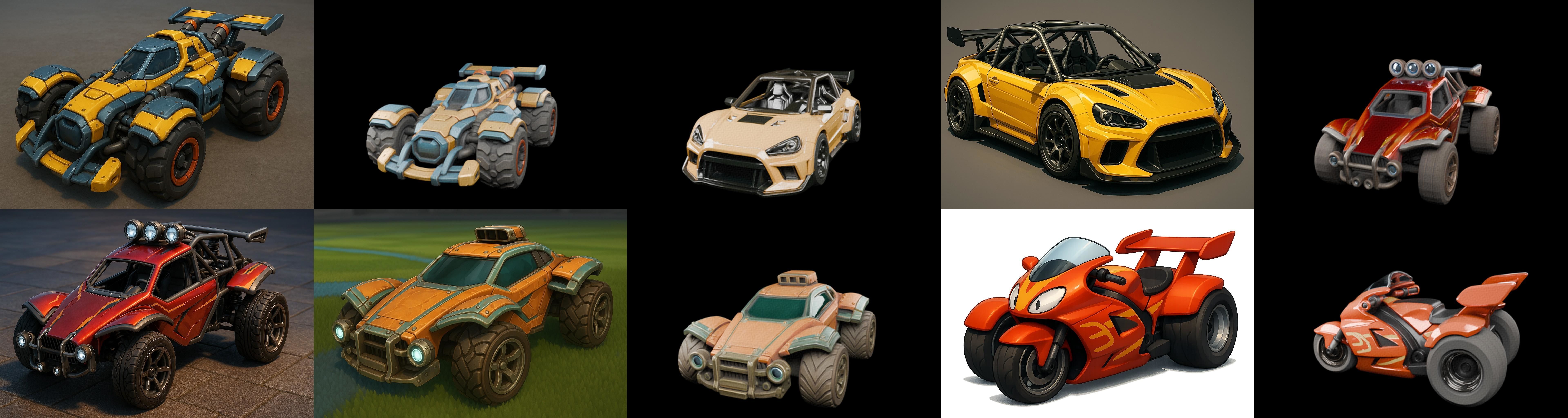 Gt one Car bundle 8 pack 100 glb 3D model_12