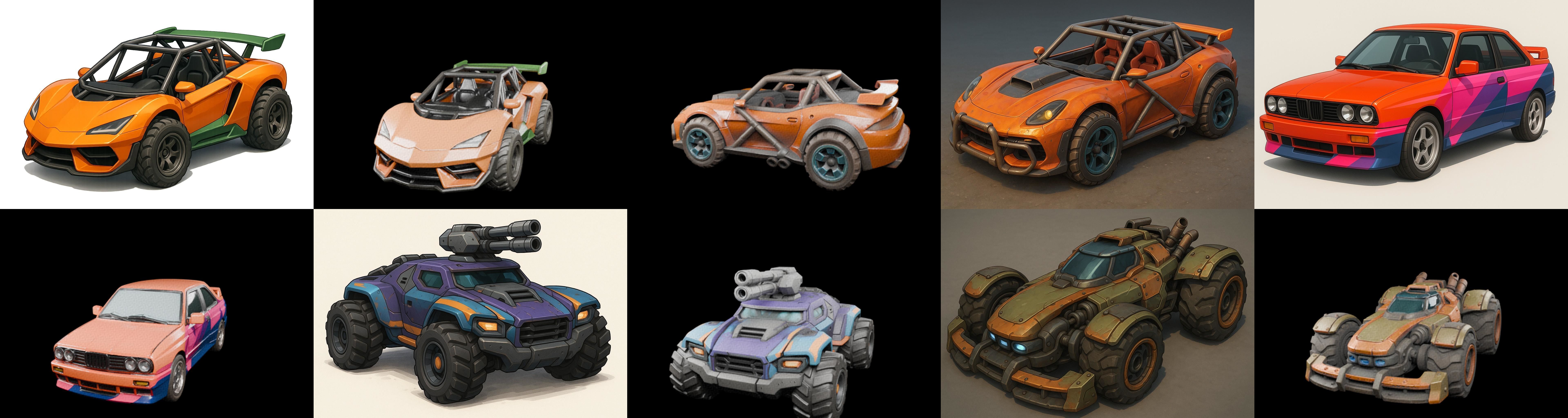 Gt one Car bundle 7 pack 100 glb 3D model_15