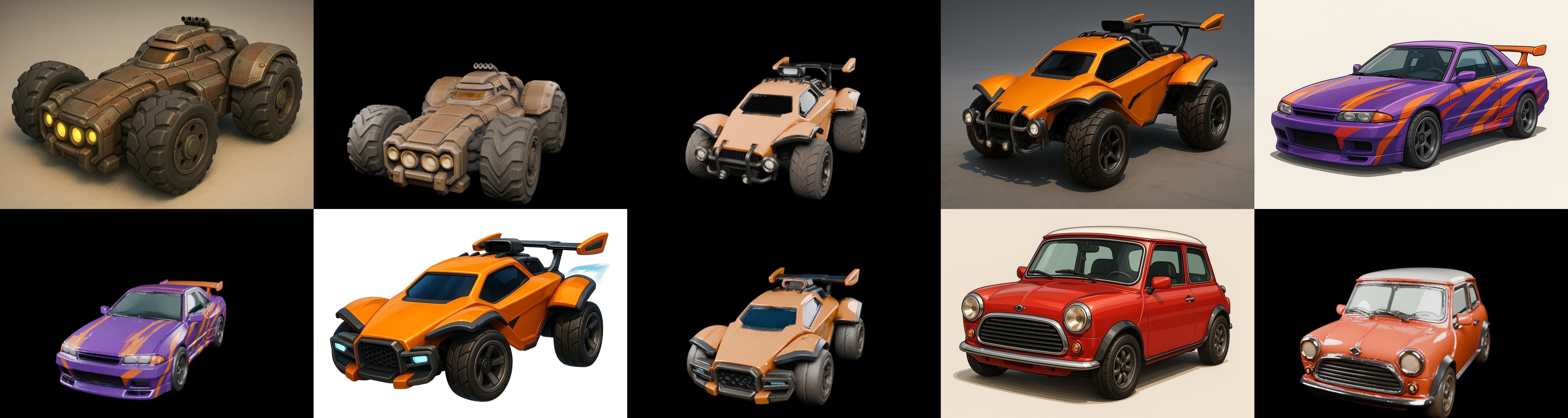 Gt one Car bundle 7 pack 100 glb 3D model_13