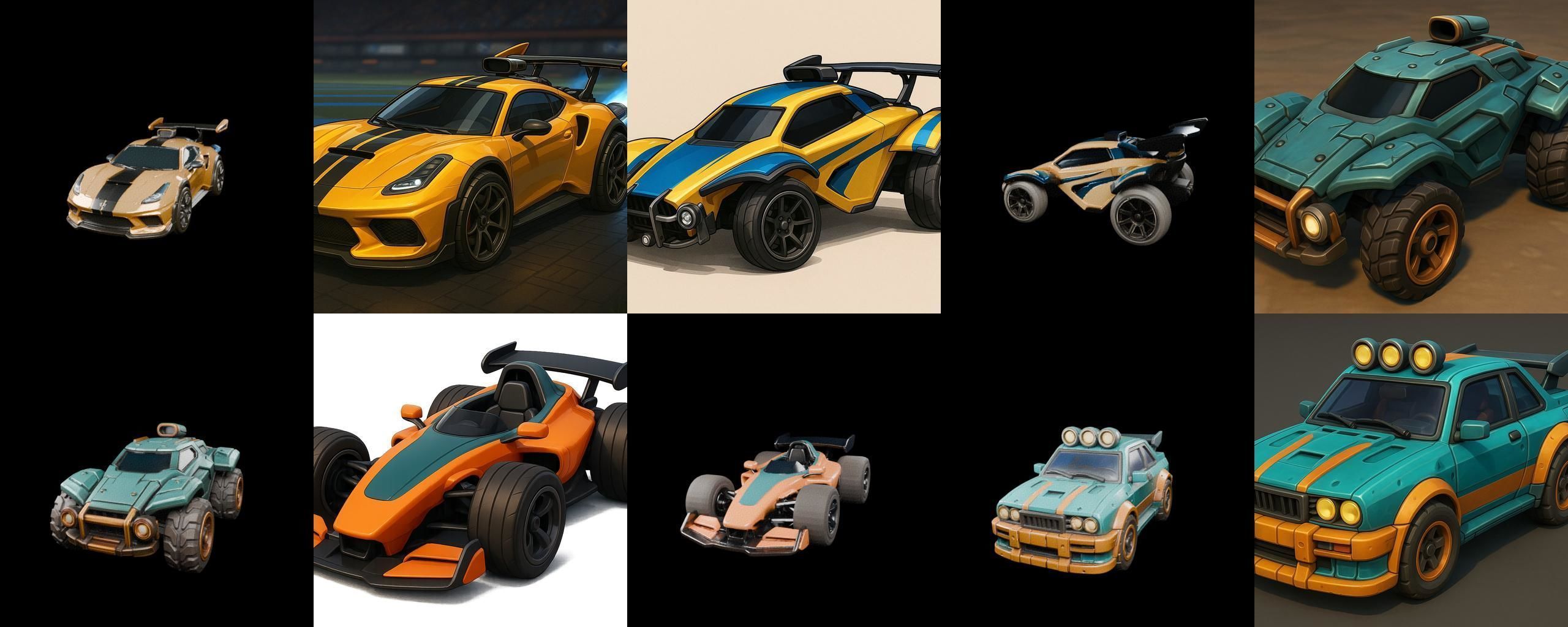 Gt one Car bundle 7 pack 100 glb 3D model_16