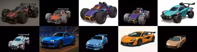 Gt one Car bundle 6 pack 100 glb