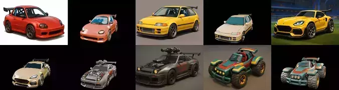 Gt one Car bundle 5 pack 100 glb