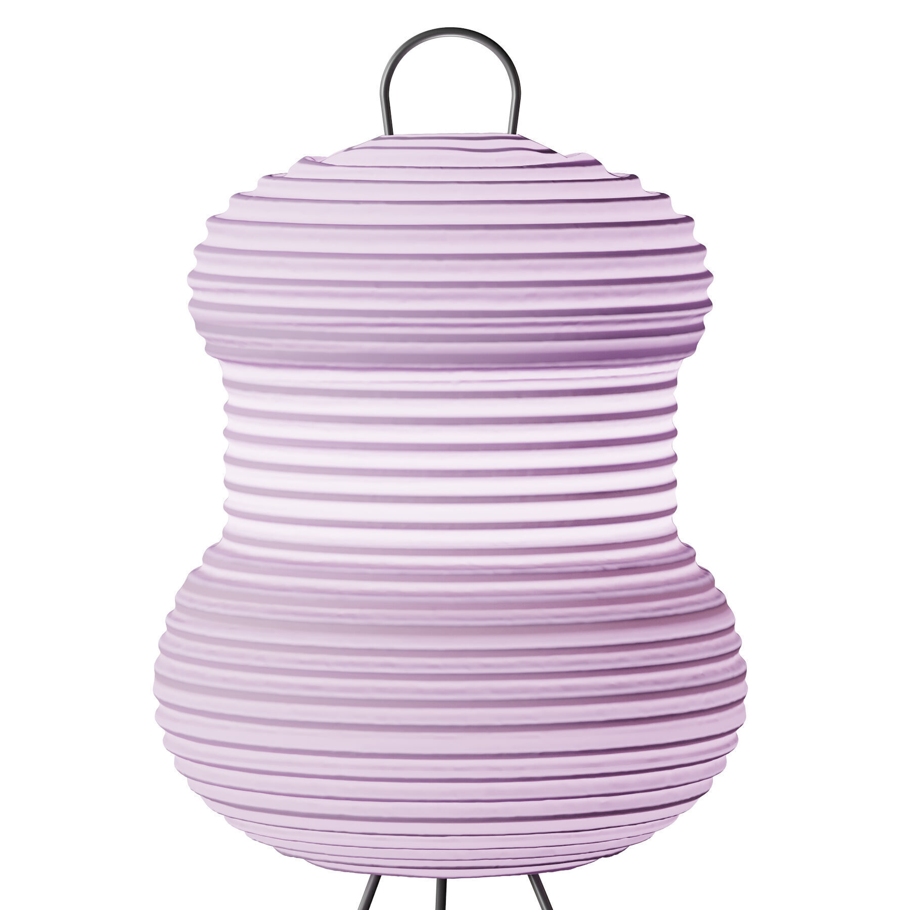 Japanese Noguchi Inspired Table Lamp 3D model_5