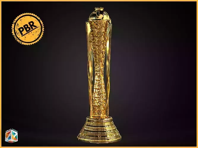 Esports world cup in Saudia - online digital games award trophy 3D model
