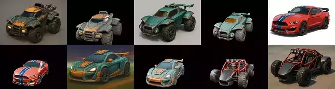 Gt one Car bundle 21 pack 38 glb